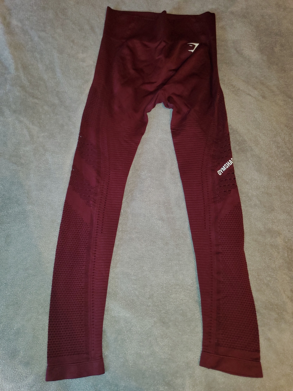 Gymshark Burgundy Seamless High-Waist Leggings